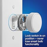 Lutron Aurora Smart Bulb Dimmer Switch (2 Pack) | for Philips Hue Smart Bulbs | Z3-1BRL-WH-L0-2 | White