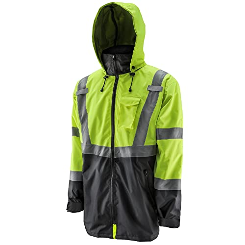 Lift Safety AVP-17HVK4L Lift Viz-Pro Parka (Hi-Viz/Black)