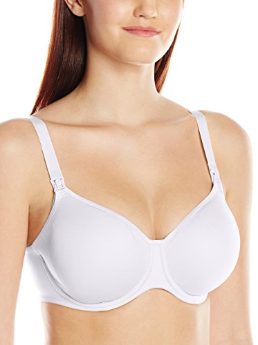Anita Maternity Women's Microfiber Nursing Bra, White, 34G