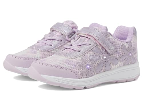 Stride Rite SR Lighted Glimmer Sneaker, Lavender, 13 US Unisex Little Kid