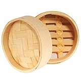 BambooMN 3 Inch Mini Bamboo Dim Sum Dumpling Steamer Basket for Dessert Party Favors Wedding Birthday Home Decorations Supplies, BambooMN 30 Pieces