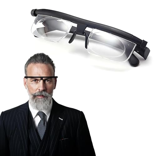 Adjustable Reading Glasses, Adjustable Glasses for Men Women，Adjustable Glasses Dial Vision(1pcs) (55mm)