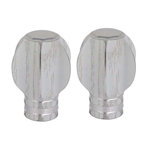 IIVVERR 58mmx80mm Aluminium Curtain Drapery Rail End Cap Rod Finial White 2pcs (58mmx80mm Aluminio Cortina Drenaje del extremo del riel Tapa de la barra Finial 2pcs