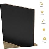 FUNOMOCYA 10PCS Double Sided Wooden Chalkboard Signs for Tabletop Display Blackboards for Weddings Parties Events and Menu Pricing Portable Message Boards