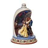 Enesco Disney Traditions by Jim Shore Beauty and The Beast Rose Dome Scene Figurine, 10.3 Inch, Multicolor