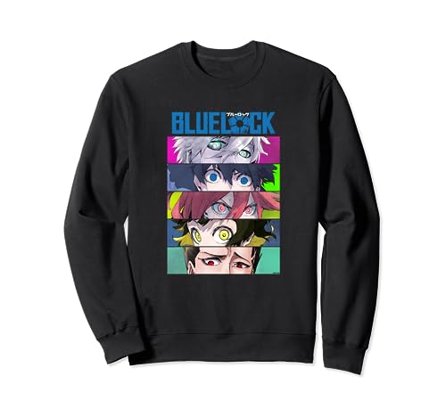 Blue Lock Main Characters Eyes Split Colorful Chest Portrait Sweatshirt