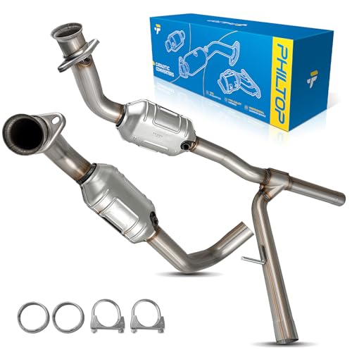 PHILTOP 2 Catalyst Converter for 2004 2005 2006 2007 2008 F-150 4.6L High Flow Catalytic Convertor EPA Convert Compliant