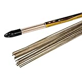 BLUEFIRE 20 Sticks BCuP-3 1/2 lb 5% Silver Solder Copper Phosphor Brazing Welding Rods Silver Nitrate Sticks Brazing rods for Storage HVAC and Air Conditioning Refrigerator Copper Solder