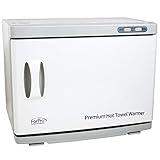 ForPro Professional Collection Premium Hot Towel Warmer, 23L Extra Large Capacity, Two Stainless Steel Racks, White