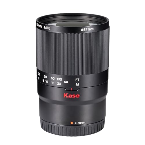 Kase 200mm F5.6 MC Reflex Mirror Aluminum Portrait Lens Compatible with Nikon Z