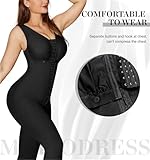 M MYODRESS Fajas Moldeadoras de Cintura y Abdomen High Compression Faja Full Body Shaper with Butt Lift Girdle Extra Firm Shapewear Tummy Control Post Surgery Supplies Bodysuit Black