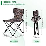 Pumpkin Halloween Simple Line Folding Ultralight Camp Chair - Ultra Lightweight Backpacking Chair with Carry Bag, Ideal for Ice Fishing, Concerts, Camping, and Outdoor Activities