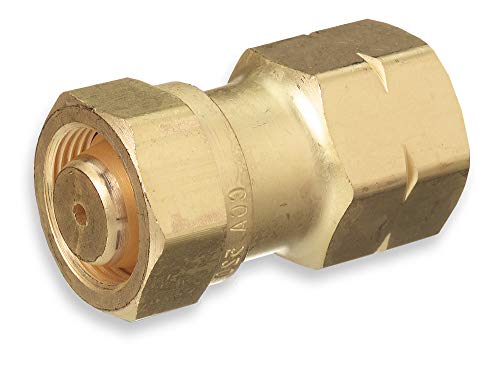 SÜA - Acetylene Adaptor - CGA-520 (Size B Cylinder) to CGA-510 (P.O.L. Regulator)