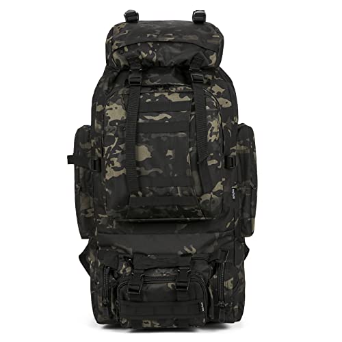 King'sGuard 100L Camping Hiking Backpack Molle Rucksack Military Camping Backpacking Daypack