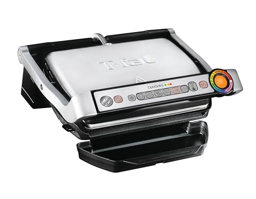 T-fal OptiGrill XL Electric Indoor Grill: 6 Auto Cooking Modes, Smart Sensor Technology, Nonstick Removable Plates, 4-8 Servings, Dishwasher Safe, Panini Press, Precision Grilling