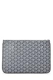 Goyard, Pre-Loved Grey Goyardine Senat MM, Grey