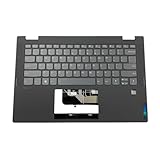 Replacement for Lenovo Ideapad Flex 5-14IIL05 5-14ARE05 5-14ITL05 Laptop Upper Top Cover Case Palmrest Backlit Keyboard Assembly Part 5CB0Y85490 460.0MD08.0001 Grey