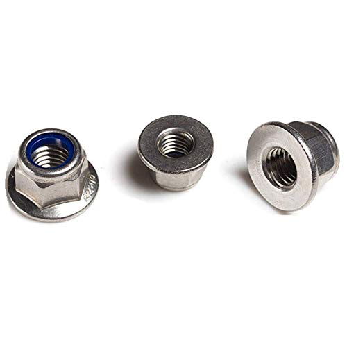 5 Pack - Flanged Nyloc Nuts DIN 6926 M10,18-8 Stainless Steel,wiht Small Boxes by Fullerkreg