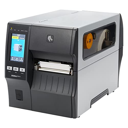Zebra ZT411 Industrial Thermal Label Printer - USB, Ethernet, Bluetooth, Serial - 14 Inches/sec, 4-inch Print Width, LCD, 300 DPI - ZT41143-T010000Z (Renewed)