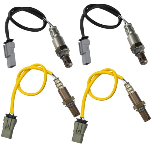MTKHMN 4PCS Downstream and Upstream Oxygen O2 Sensor Compatible with Cadillac Escalade, Chevrolet Silverado 1500 Suburban Tahoe, Gmc Sierra 1500/ Sierra 1500 Limited/Yukon/Yukon XL 6.2L 5.3L 4.3L