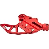 Tusk Rear Brake Caliper Support w/Brake Disc Guard Red For BETA 125 RR 2018-2022