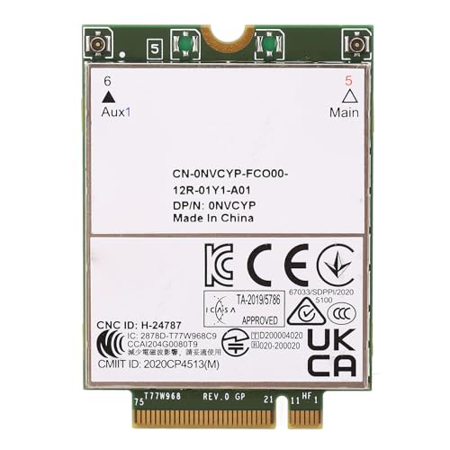 T77W968 Card, 3G 4G 5G WWAN GPS Network Card, FDD LTE TDD LTE 4G Laptop Module