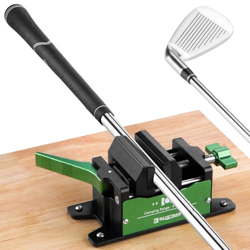 BAYSTMAM Golf Club Regripping Pro Kit Aluminum Vise Clamp Quick Release Golf Shaft Vice Clamp Home Vise Clamp Golf Grip Removal Tool