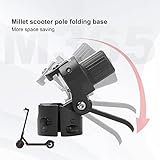 Yungeln Electric Scooter Folding Pole Base Replacement Spare Parts Compatible with Xiaomi M365/PRO/PRO2/1S Scooter