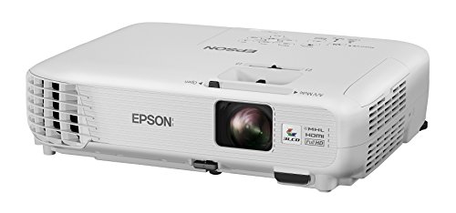 Epson Home Cinema 1040 1080p, 2x HDMI (1 MHL), 3LCD, 3000 Lumens Color and White Brightness Home Theater Projector