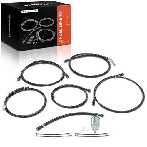 A-Premium Fuel line Kit Compatible with Chevrolet Tahoe, Suburban 1500 & GMC Yukon, 2002 2003 2004, 5.3L, Flex, Replace# FL-FG0810