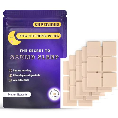 Sleep Patches for Adults - The Plant-Powered Patch That Help Men & Women Snooze Like a Log - Effortlessly Enjoy Deep Sleep, Odorless & Simple Ingredients-30 Patches