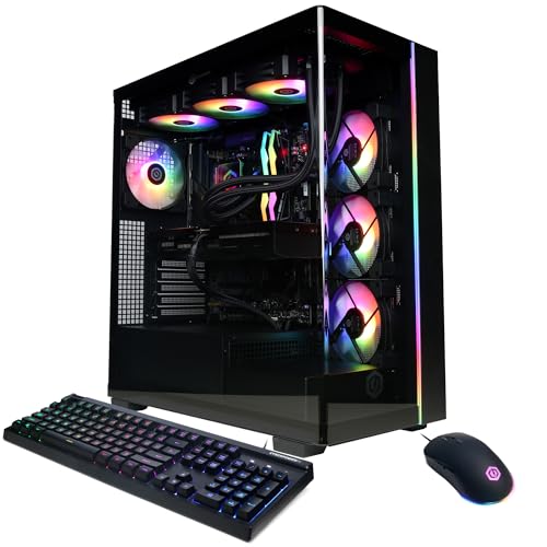 CyberPowerPC Gamer Supreme Gaming PC, AMD Ryzen 7 9800X3D 4.7GHz, GeForce RTX 5070 Ti 16GB, 32GB DDR5, 2TB PCIe 4.0 SSD, WiFi Ready & Windows 11 Home (SLC8480A8)