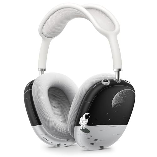 DesignSkinz - Skin Decal Protective Scratch Resistant Vinyl Wrap - Compatible with AirPods Max Headphones - Cute Cartoon Astronaut in Space V1