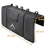 Himal Outdoors Tailgate Pad for Mountain Bike, Tailgate Protection Pad with Tool Pockets, Fits Most Truck Carries Up to 5 Bikes