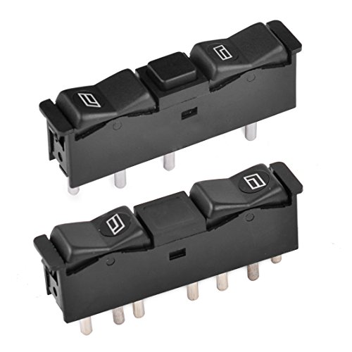 beler 2pcs Front Left & Right Door Power Window Control Switch for Mercedes Benz W123 W201 W126 0008208210 0008208110