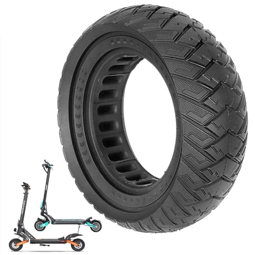 8.5Inch 8.5x3 Off-Road Solid Tires For Vsett 8 9+/Zero 8 9Pro/Kugoo G2 Pro Scooter Wear-resistant Puncture-proof Tire Parts (Black)