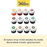 Wilton Icing, 12-Count Gel-Based Food Color, 0.5 Ounce (Pack of 12), Assorted