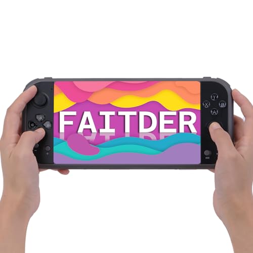 FAITDER-X40Pro 7-inch High-Definition Large-Screen Handheld Game Console Supports HDMI Output, 16G Memory Nostalgic, Two-Person Handheld Dual Joystick Game Console Built-in 5000+ Free Games