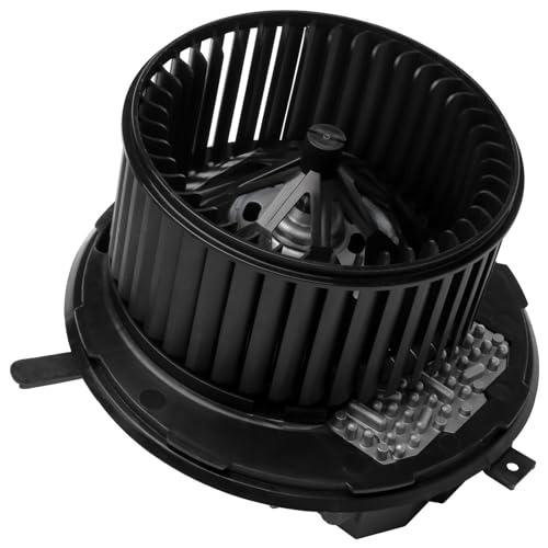 HVAC Blower Motor Replacement with Fan & Resistor - Compatible with Audi and Volkswagen - A3, A3 Quattro, TT, TT Quattro, TTS Quattro, CC, GTI, Golf, Golf R, Jetta41, 1K1820015