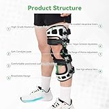 Orthomen OA Knee Brace Booster for mild to Moderate Knee osteoarthritis, Men & Women Orthopedic Solution for Knee Stability, Pain Relief, and Injury Recovery (L/Left)