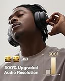 Baseus Bowie 30 Max Active Noise Cancelling Headphones, Head Tracking Spatial Audio, LDAC Hi-Res Wireless Sound, 65H Playtime, Comfort Fit, Clear Calls, App Control, Bluetooth 5.4 Headphones Over Ear