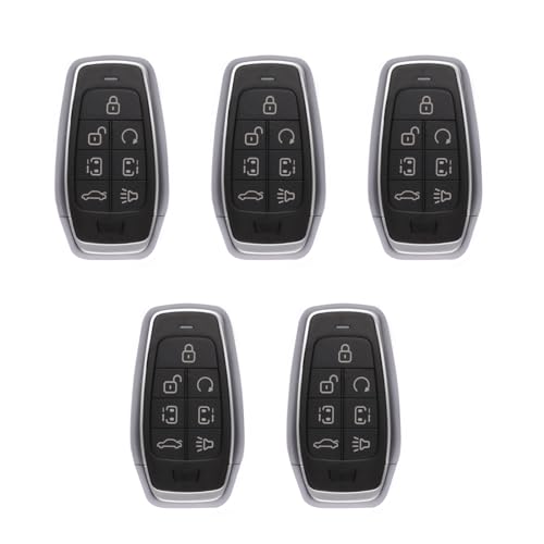 Autel Keys, Universal Smart Key, Programming by KM100, IM508S, IM608 Pro II, Bulk Blank Keys, IKEYAT7TPRS 7 Buttons, 5PCS Pack, Compatible 315/415MHz, 130 Feet Frequency Transmission,