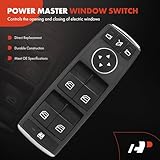 A-Premium Master Power Window Switch Compatible with Mercedes-Benz GL63 AMG 2013-2016, GLE43 AMG, GLE63 AMG, GLE63 AMG S, GL350, GL450, GL550, CLA250, CLA45 AMG, G550, G63 AMG, ML350, ML550, ML63 AMG