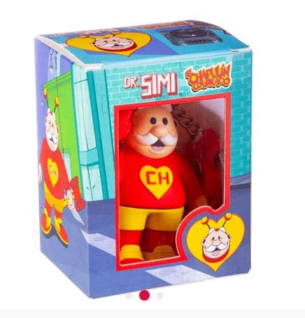 Chapulin Colorado Dr. Simi Limited Edition Keychain, PVC Character Figure with Strap