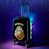 Harry Potter Suitcase for Kids Teens Hogwarts Hard Shell Luggage Rolling Suitcase 4 Wheels & Extendable Handle Travel Essentials for Vacations Trips (S/21.65Inch - 31L, Black)