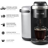 Keurig K-Cafe K-Duo Single Serve Coffee, Latte and Cappuccino Maker, 32 K-Cup Pods, Dark Charcoal