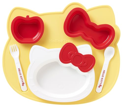 OSK Sanrio Hello Kitty Kid's Plate and Cutlery Set KP-18