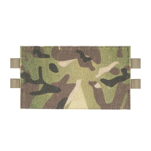 lonloke Tactical MOLLE to Loop Adapter Mounting Placard Platform,Portable and Detachable Tactical Accessories Rigid DIY Vest Backpack Front Panel (MC)