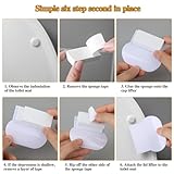 9 Pieces Toilet Seat Lifter, Self Adhesive Toilet Lid Lifter Toilet Cover Lifter Sticky Toilet Lid Raise Lifter Handle Multi-Function Avoid Touching Toilet Lid Handles for Office, Home, Hotel, Train