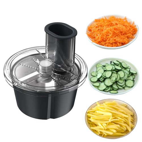 Vegetable Cutter Peeler Slicer Attachments Home Kitchen Accessories for Thermomix TM5 & TM6 Food Processor (Coarse and Fine Cutter Set)